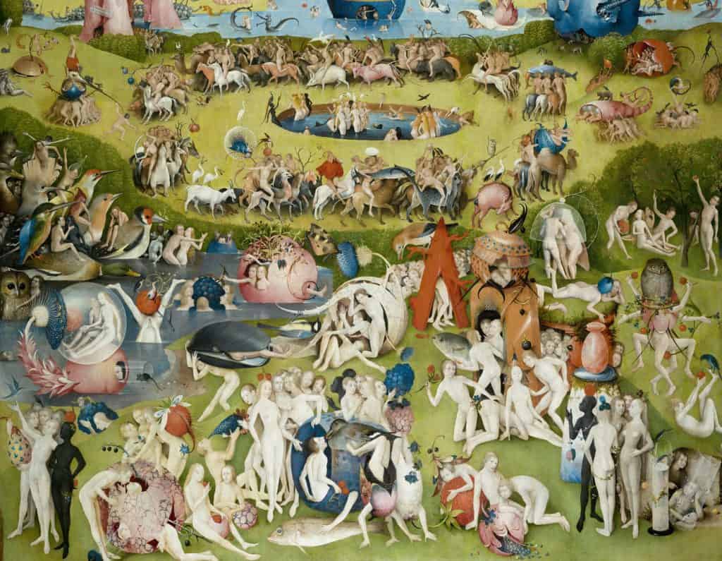 Hieronymus Bosch, Trittico delle Delizie, dettaglio (1480-1490)