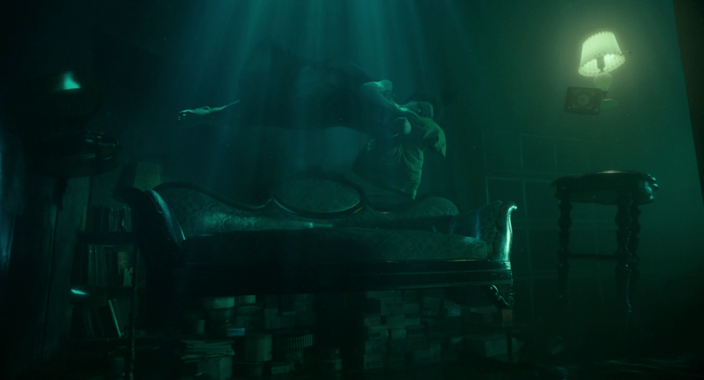 Frame from ”The shape of water” (2017)