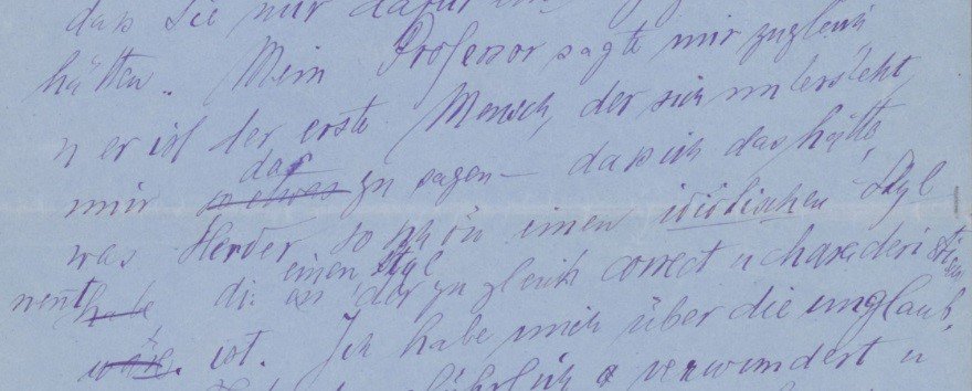 Freud. Lettera della maturità. Terza facciata